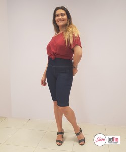 Bermuda JustFine Destonado Escura