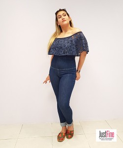 Calça JustFine Jeans Escuro